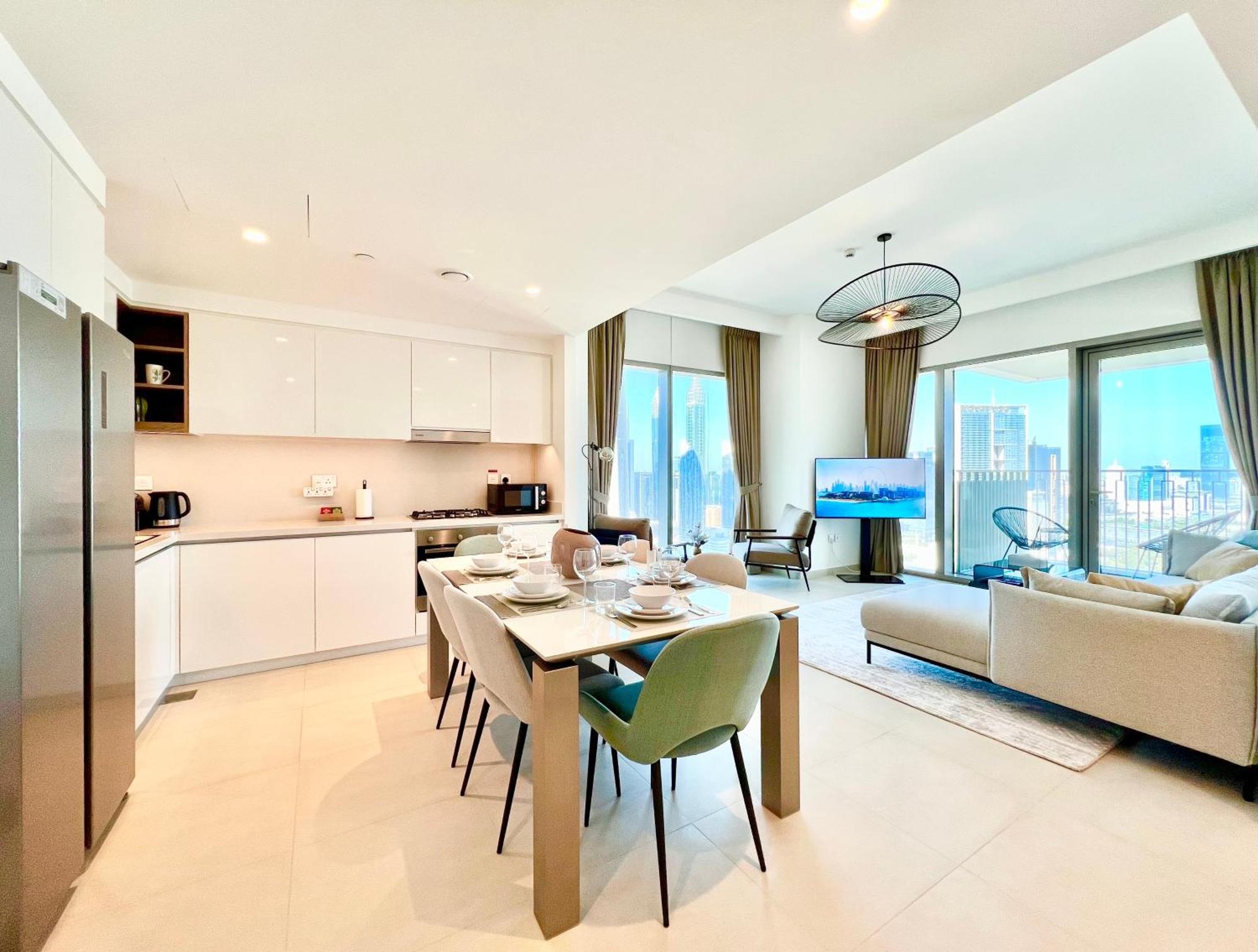 Apartment Downtown Views 2br - Mall, Fountain & Burj Khalifa Access Dubai